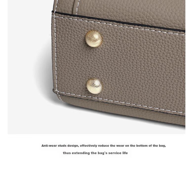 Aiqinghai Leather Handbag, Women's Crossbody Bag, Shoulder Bag, Large Capacity, Practical Birthday And Mother's Day Gift for Mom 12