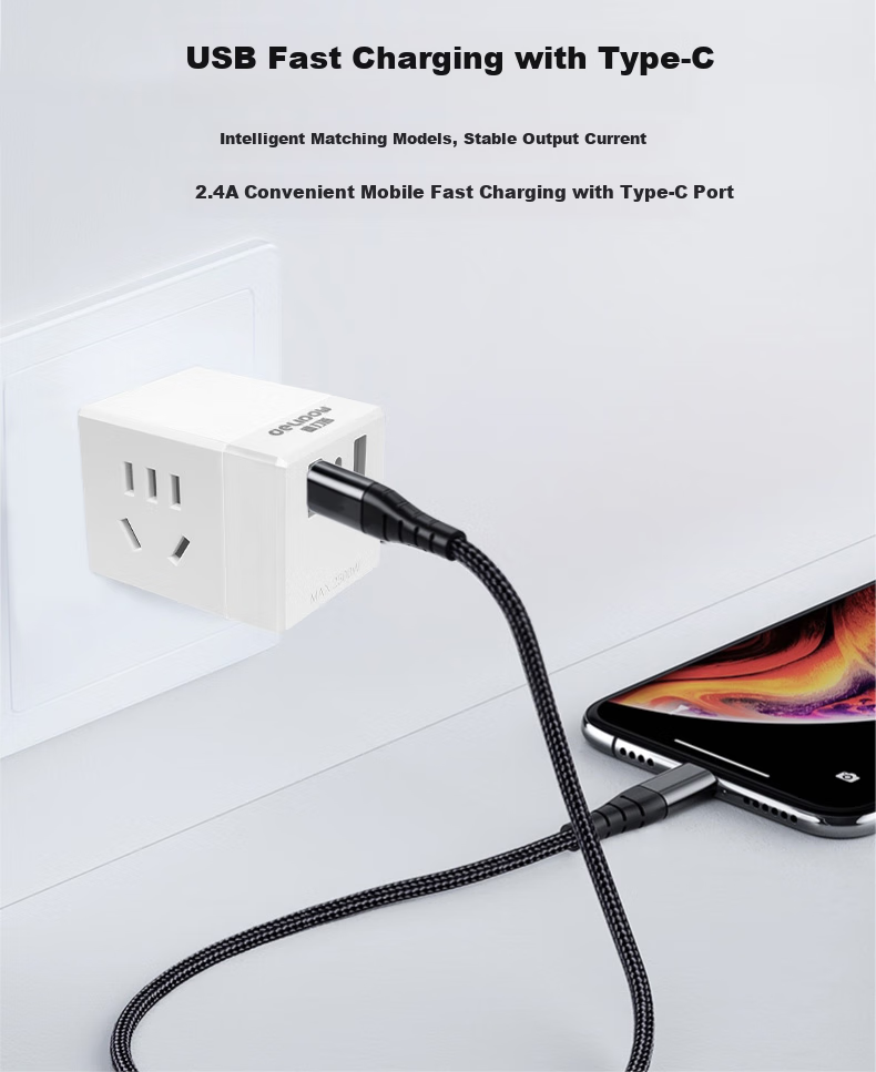 Delipow Power Strip, One-To Multifunctional Socket, USB Charger/wireless Socket Adapter/travel Converter Plug, 1-To Adapter [White] 7