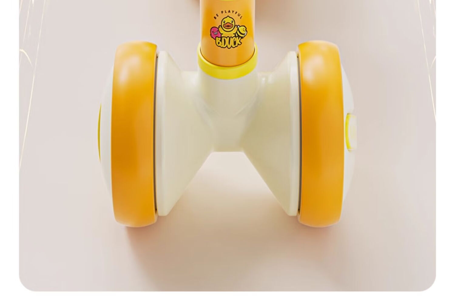 Lede Little Yellow Duck Children's Balance Bike, Four Wheels, for Ages 1-3, Gliding And Stepping Bike, Gift for Boys And Girls on Their First Birthday, 1025 10