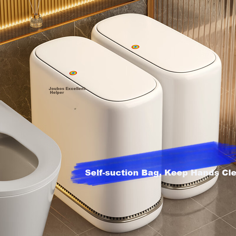 Jiabangshou Pressure-Resistant Garbage Bin, 8.6L Capacity, New Model 2026, with Lid for Bathroom, Living Room, Kitchen, Bedroom, Narrow Spaces