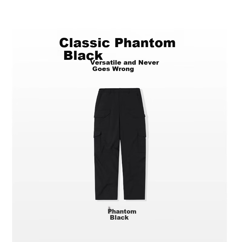 CAMEL [Wang Junkai's Choice] Men's Wide Straight-Leg Fleece-Lined Outdoor Functional Workwear Casual Pants 8803 13