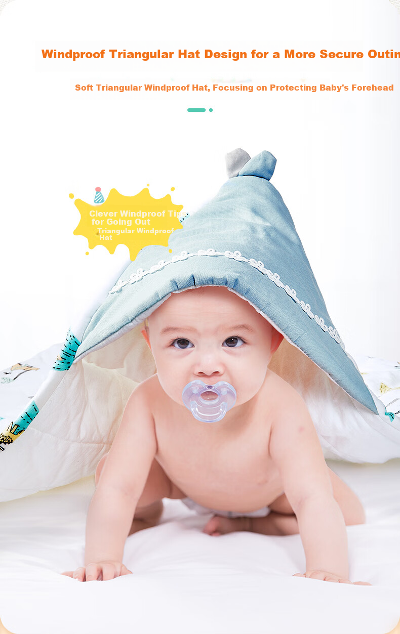 Ankexin Baby Swaddle Blanket, 5A Antibacterial, Newborn Pure Cotton, Anti-Startle, Maternity Ward Sleeping Bag, Infant Wrap, 2-Pack 4