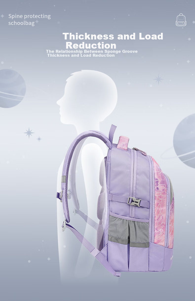 Herder Middle School Student Backpack, Large Capacity High School And College Student Backpack, Lightweight Spine Protection, Breathable Student Backpack 3