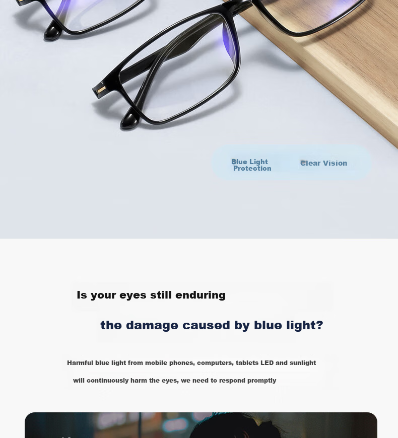 Cuntiandaofu Reading Glasses, High-Definition Anti-Blue Light Reading Glasses, Ultra-Light And Stylish, Black, 100 Degrees [Recommended for Ages Below 50] 6