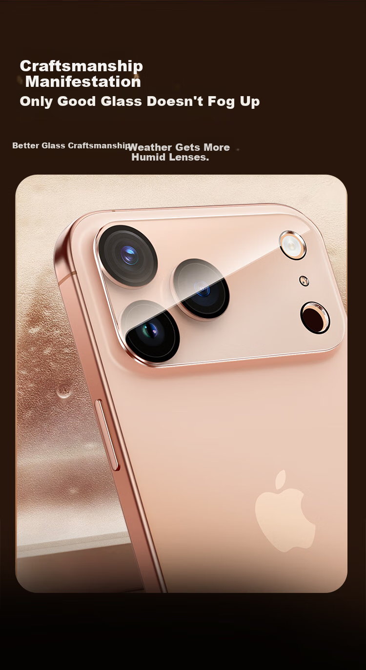 Baseus [AR Anti-Reflective | Full Lens Protection] IPhone 17 Pro Max Camera Lens Film, Apple 17 Pro Max Rear Camera Protective Film, High Definition, Scratch-Resistant, 2 Pieces Per Pack 9
