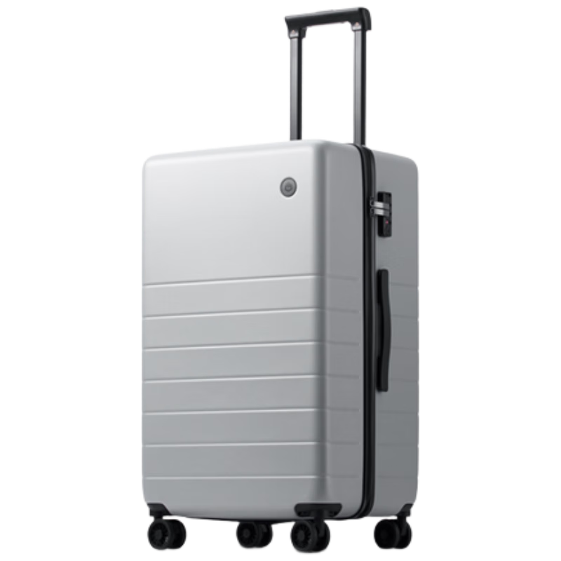 JD Original Borderless Luggage, 26-Inch Deep Compartment Large Capacity, PC Trolley Suitcase for Men And Women, Xueshan Silver Mingri Express Delivery