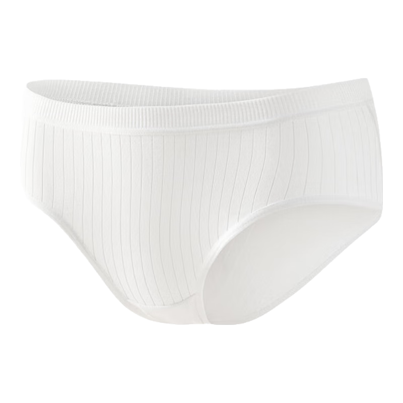 Beianshi Disposable Women's Underwear Cloud Soft Striped Triangle Milk Silk Sterilized Travel Portable 10-Pack L