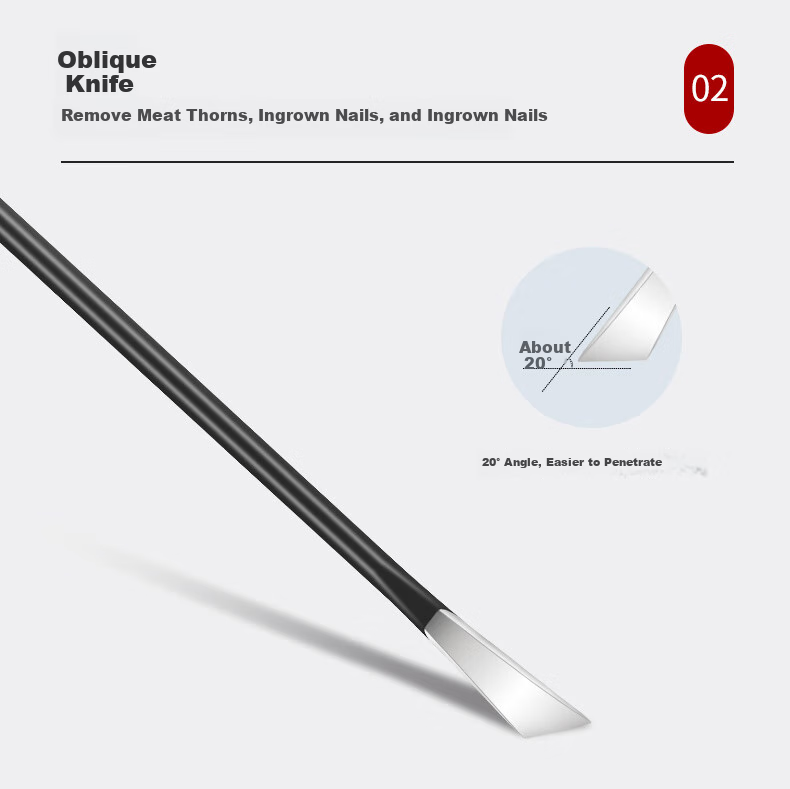 Zhangxiaoquan Pedicure Knife, Foot Scraper, Foot Care Tool for Removing Dead Skin And Calluses, Cleaning Instrument, Zoutao Series H500001 7
