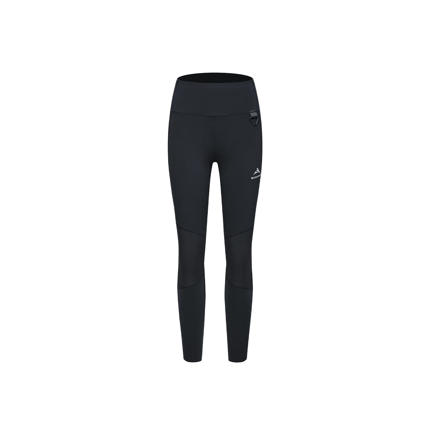 SURPINE Tafeng Series Wear-Resistant Reinforced Hiking Tight Pants, Outdoor Sun Protection Quick-Dry Long Pants, Obsidian Black, L