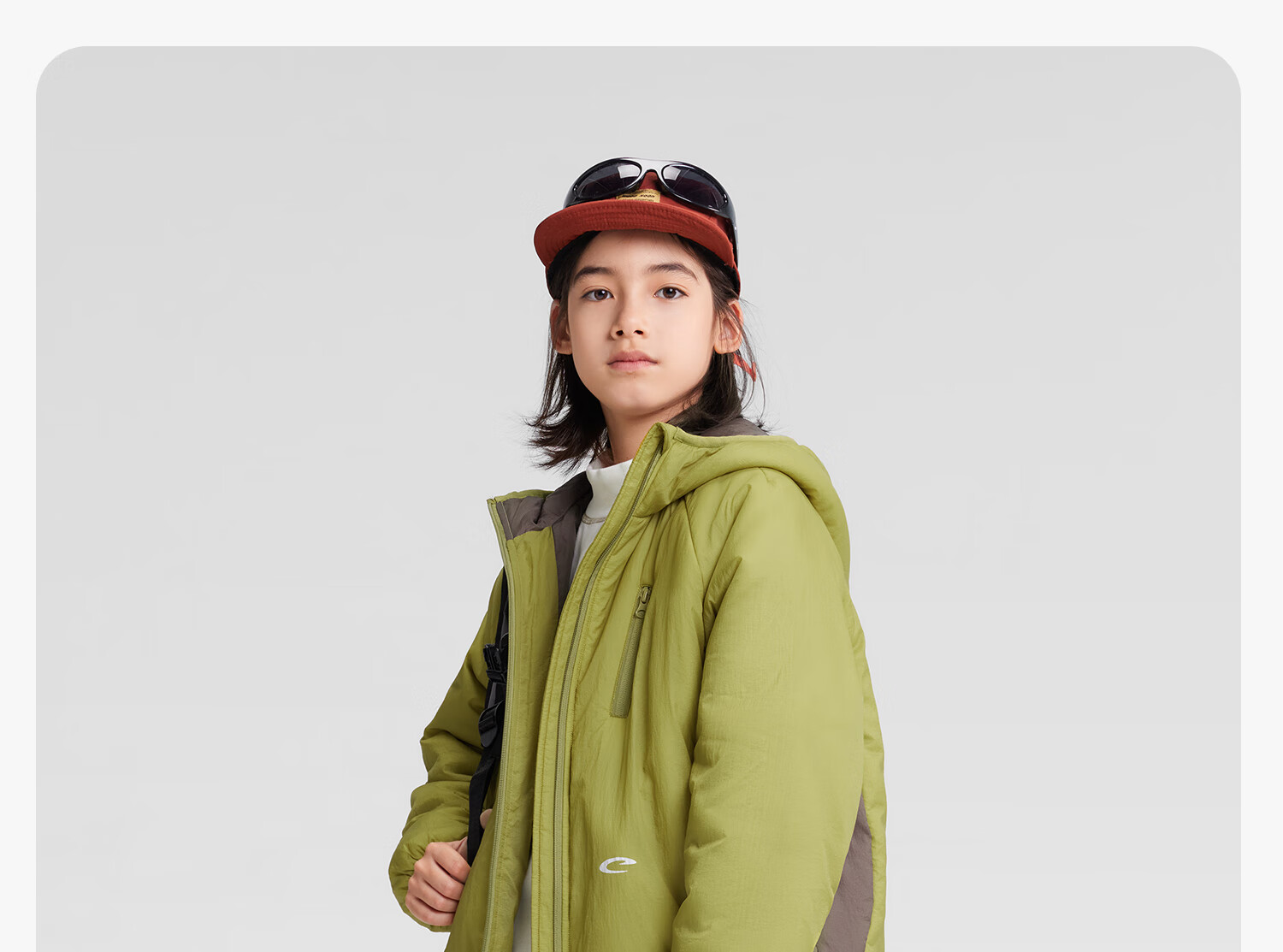 Zoxi Children's Cotton Jacket 3M Thinsulate 2025 New Winter Boys Lightweight Padded Coat Yellow-Green 130 30