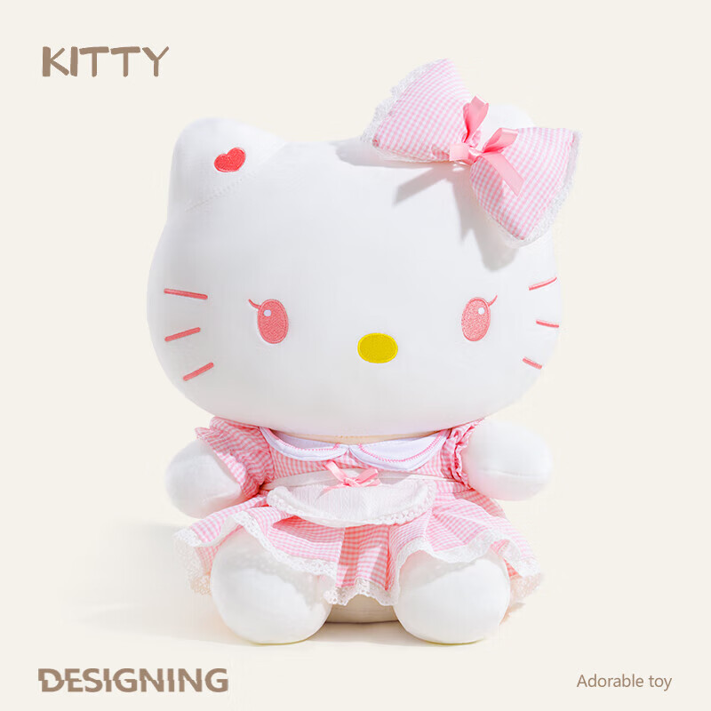 Плюшевая кукла Hello Kitty от Imiwa, мягкая игрушка Кэт, подарок для девочек на Рождество и день рождения, 40 см