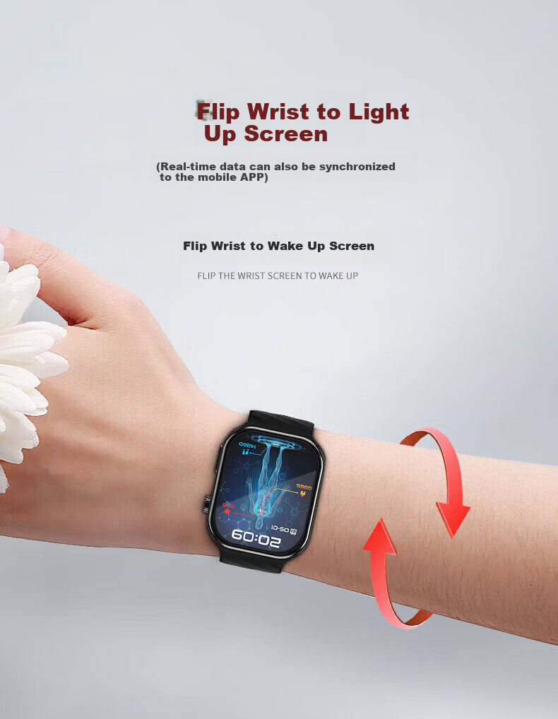 AILUO Blood Glucose Monitoring Watch: All-In Smart Health Device for Blood Pressure, Heart Rate, ECG And Stroke Detection, Non-Medical Grade, Non-High Precisio 12