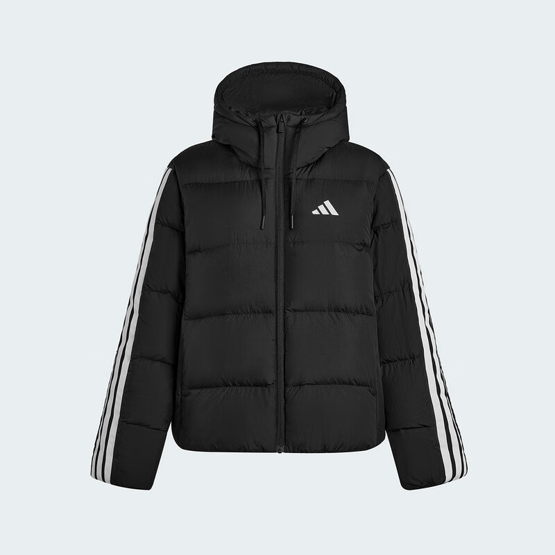Adidas Women's Sports Style Series W ESS 3S P D HO Short Down Jacket KH3978 Black L 2