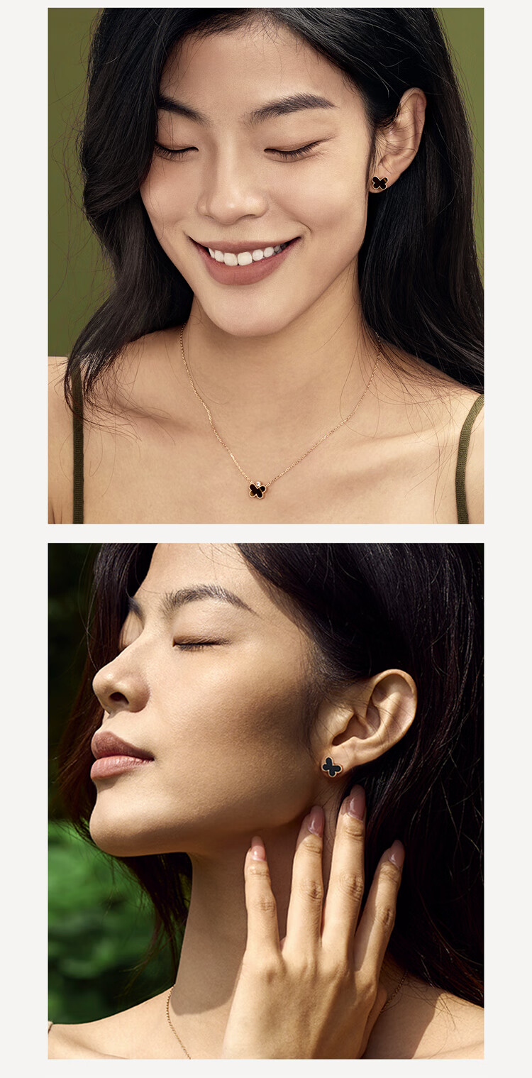 Dukou Gina Style Butterfly Earrings Women's Luxury Lightweight Earrings Birthday Gift for Girlfriend Wife 1