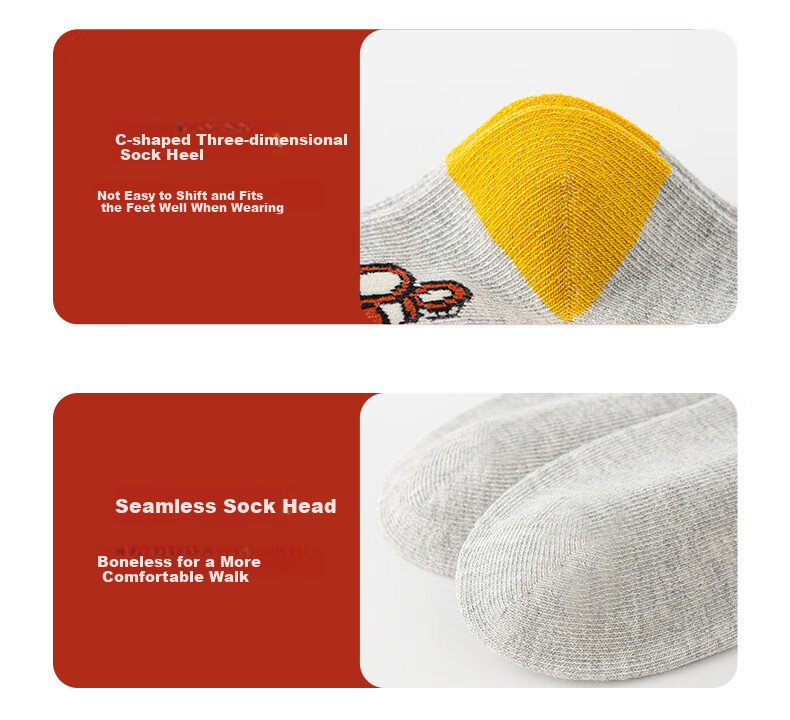LIUZHI SHU Handmade Seamless Autumn And Winter Children's Socks for Boys, Big Kids, Toddlers, Mid-Calf, Long Tube, Spring And Autumn Thick Style 10