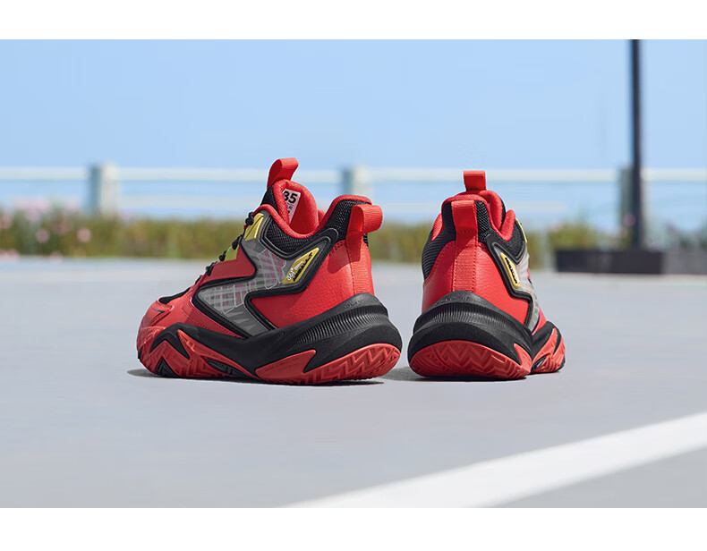361° Kids Basketball Shoes 25 Winter Youth Professional Hardcourt Durable High-Elastic Shock Absorption Sports Shoes Black 33 7
