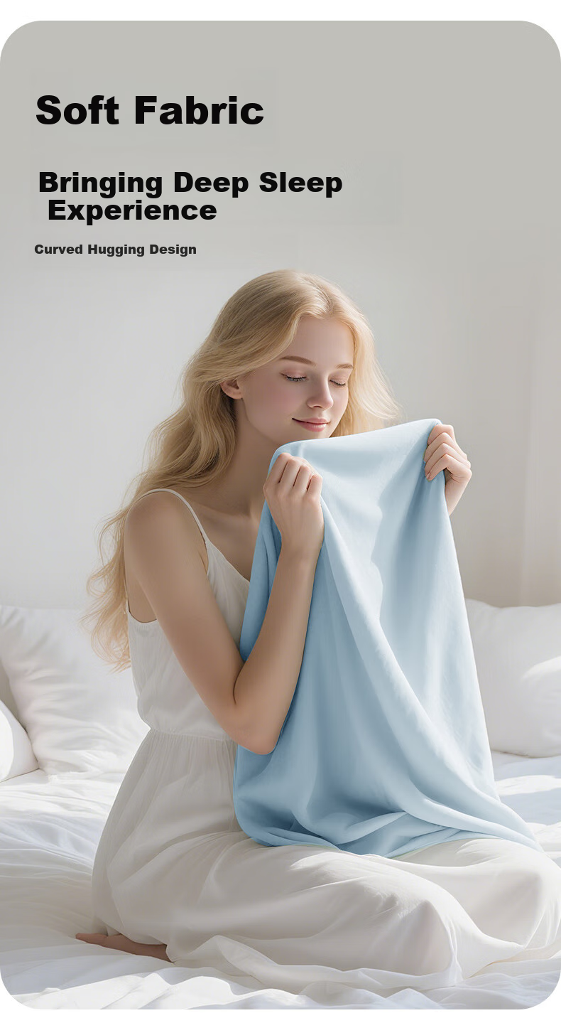 Wuyingongfang, Mu Yin Liangpin Textile Subsidiary, Sleeping Hug Pillow, Long Body Pillow for Bed, Side Sleeping Leg Pillow, Sleep Aid 4