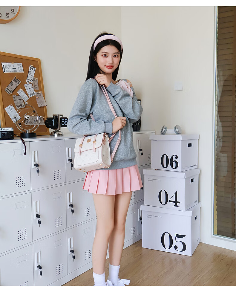 Disney & ORVE Joint Logo Single and Double Shoulder Convertible Crossbody Handheld Cambridge Bag Large Capacity Student Daily Commuting Pink 11