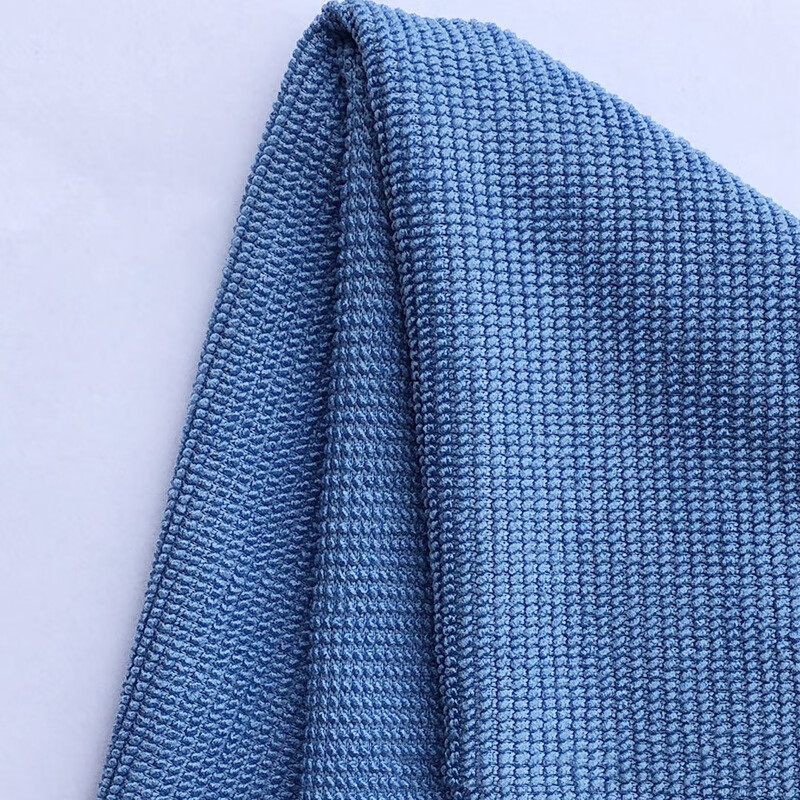 BAIGE Dust-Free Wiping Towels Blue 30x30cm (5 Pieces) Cleanroom Cloth Dual-Use Dry and Wet Lint-Free Rags 5