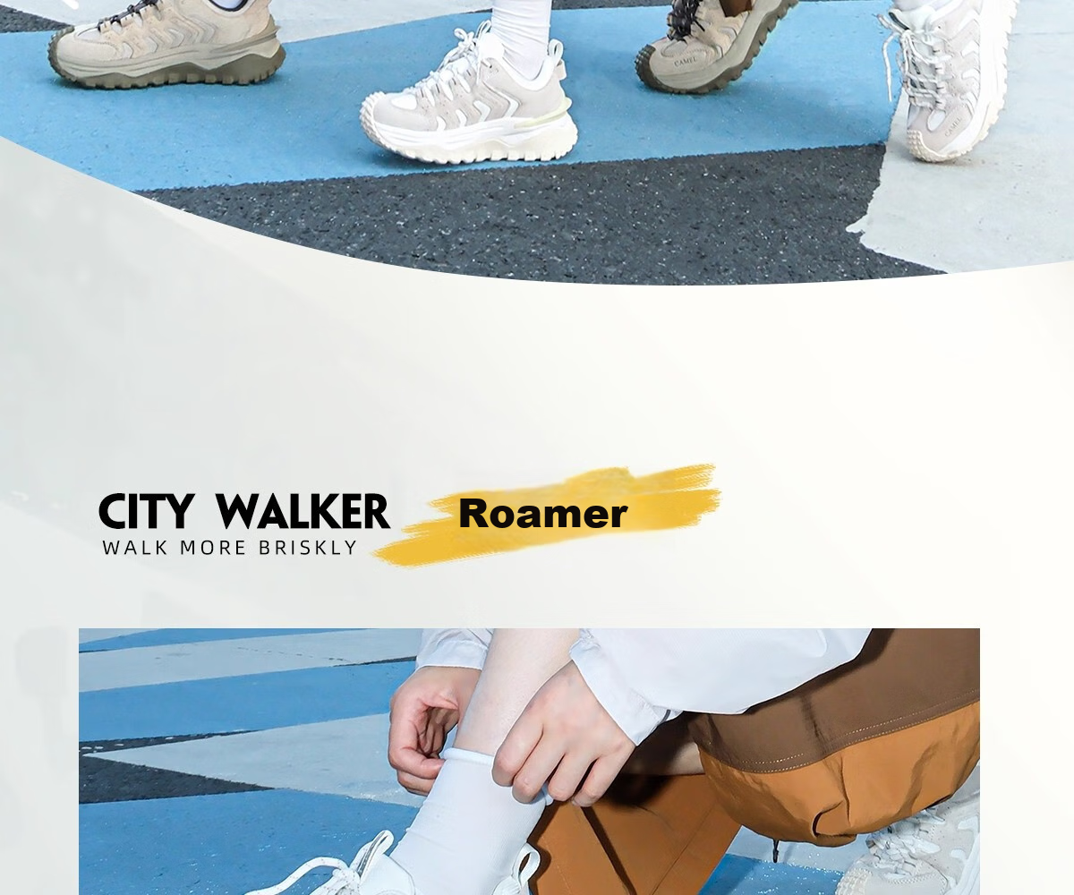 CAMEL Outdoor Hiking Shoes for Men, 2025 Autumn New Model, Durable Trekking Shoes, Versatile Sports Casual Shoes 7011 3