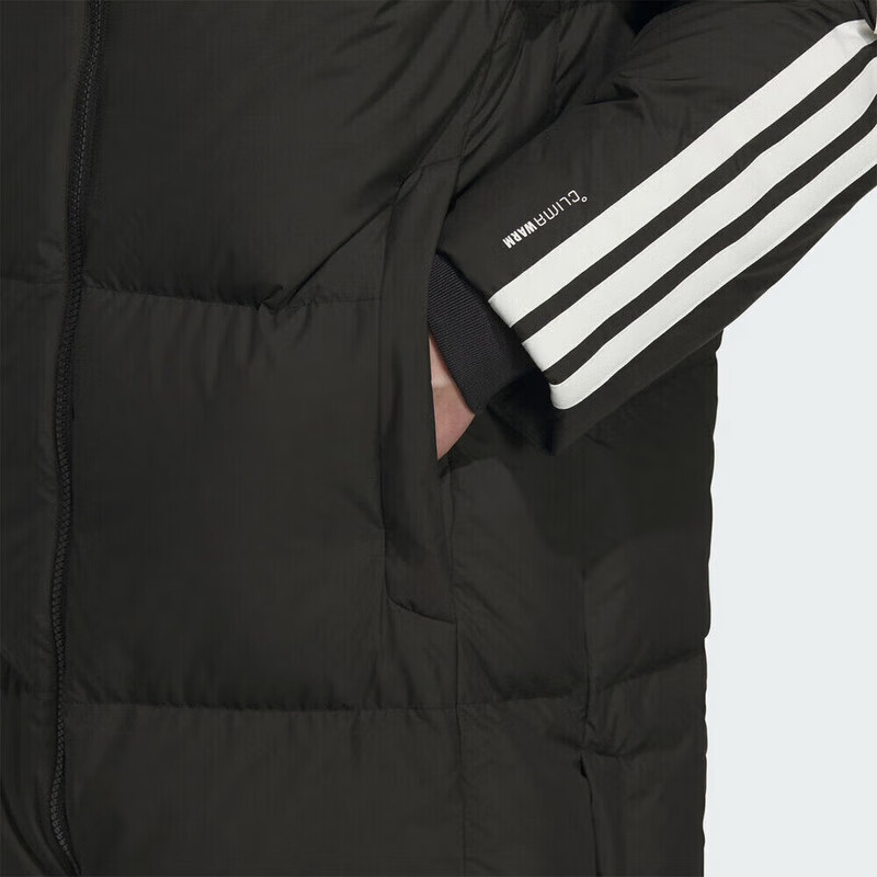 Adidas Men's Sports Style Series 3S L DOWN JKT Long Down Jacket KC2498 Black 2XL 6