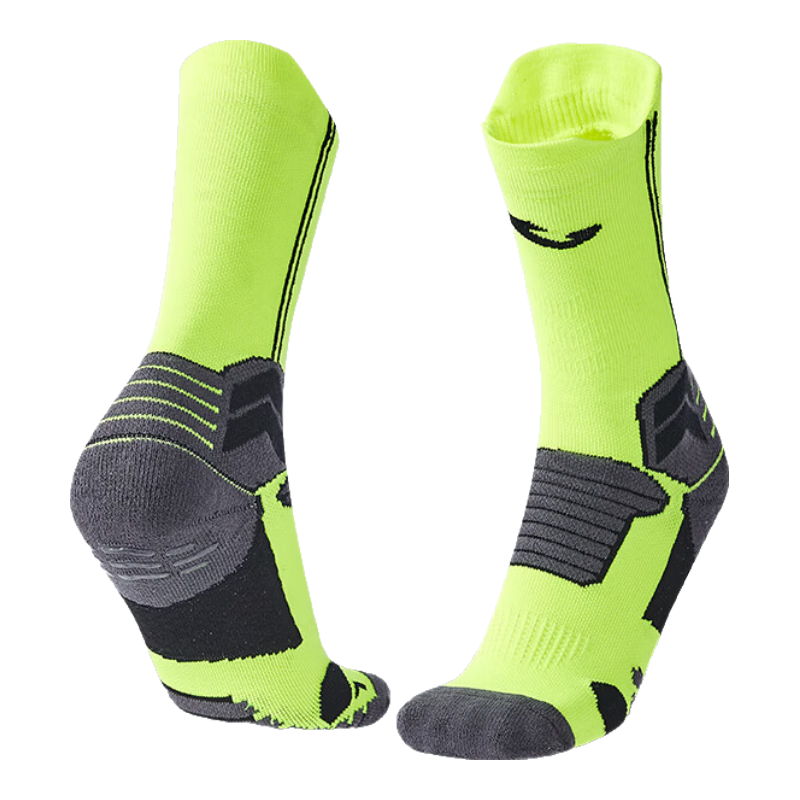 JOMA Mid-Calf Soccer Socks for Adults with Silicone Non-Slip Anti-Fall Terry Bottom Sports Socks, Sweat-Absorbing Breathable Odor-Resistant Football Socks