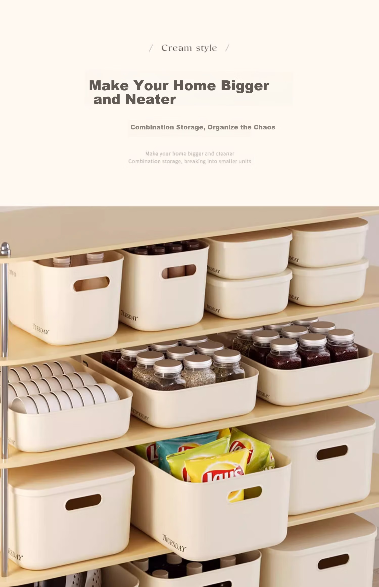 Jiadu Snack And Miscellaneous Storage Box, Desktop Organizer, Household Toy And Clothing Storage Basket, Cosmetic Container 11