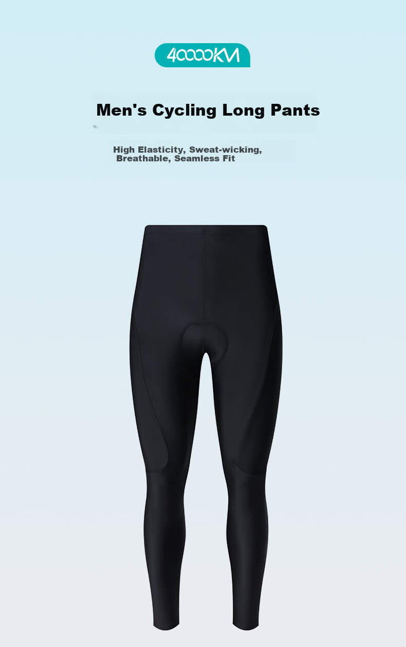 Siwangongli Bicycle Riding Pants, Summer Spring Autumn Breathable Quick-Dry Long Pants, Casual Men's Trousers, Black [L] 1