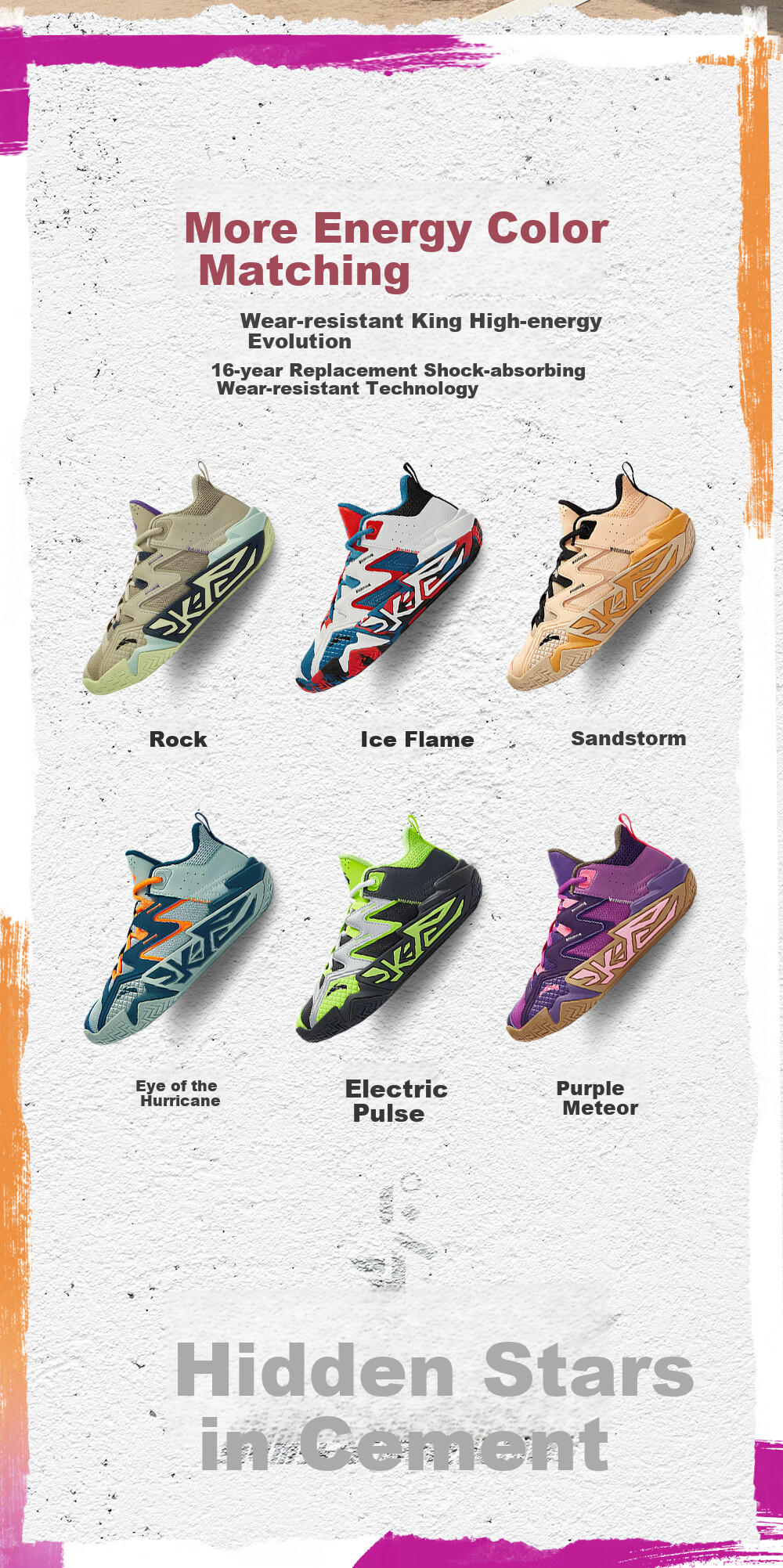 ANTA Children's Sports Shoes for Boys, Big Kids' Size 25, Autumn And Winter Professional Performance Durable Cement Basketball Shoes A12541103 14
