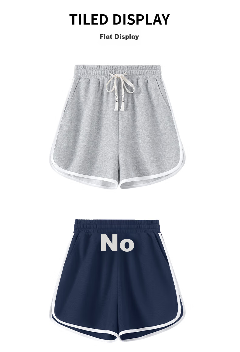 Warrior Color-Block Casual Shorts for Women, Summer 2026 Fashion, Skin-Friendly Comfortable Versatile Loose Athletic Style Drawstring Three-Quarter Pants 14