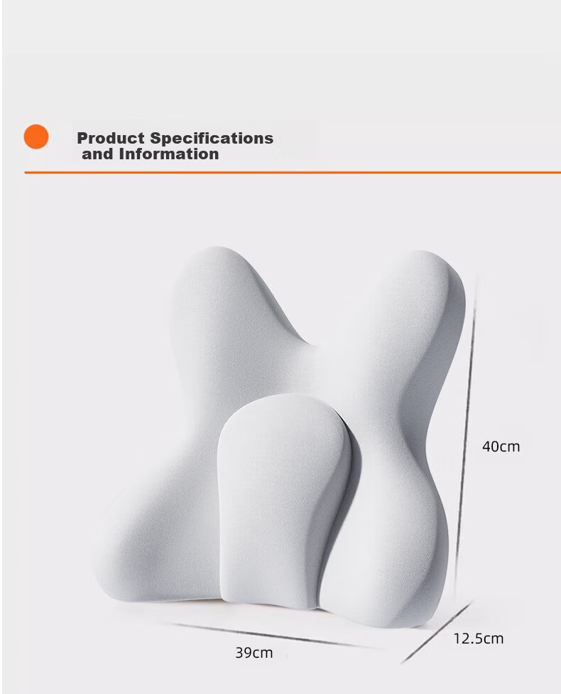 Jingmao Lumbar Support Cushion, Office Chair Backrest Pad, Spine-Curving Adhesive Seat Cushion, Ergonomic Back Support, Waist Protection Device 9