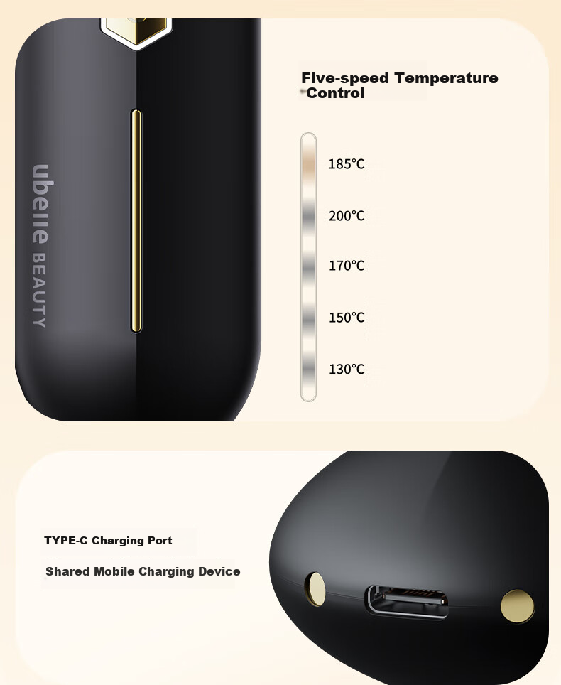 UBelle [Mid-Autumn Festival Gift] Wireless Straightening Brush, 200 Million Negative Ions Hair Care, Portable Dual-Use Straightener And Comb, Smooth High Crown, Birthday Gift for Girlfriend 25
