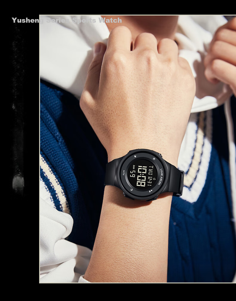 GEORGCOUNT 2025 New Watch for Men, Teenagers, Middle And High School Students, Men's Sports Multi-Functional Children's Electronic Watch for Boys 12