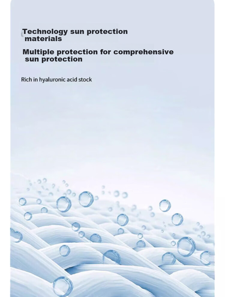 BWNK Sun Protection Face Mask for Women, Summer Lightweight Breathable Full Face Ice Silk Sunshade Neck Guard UV Protection Mask 6