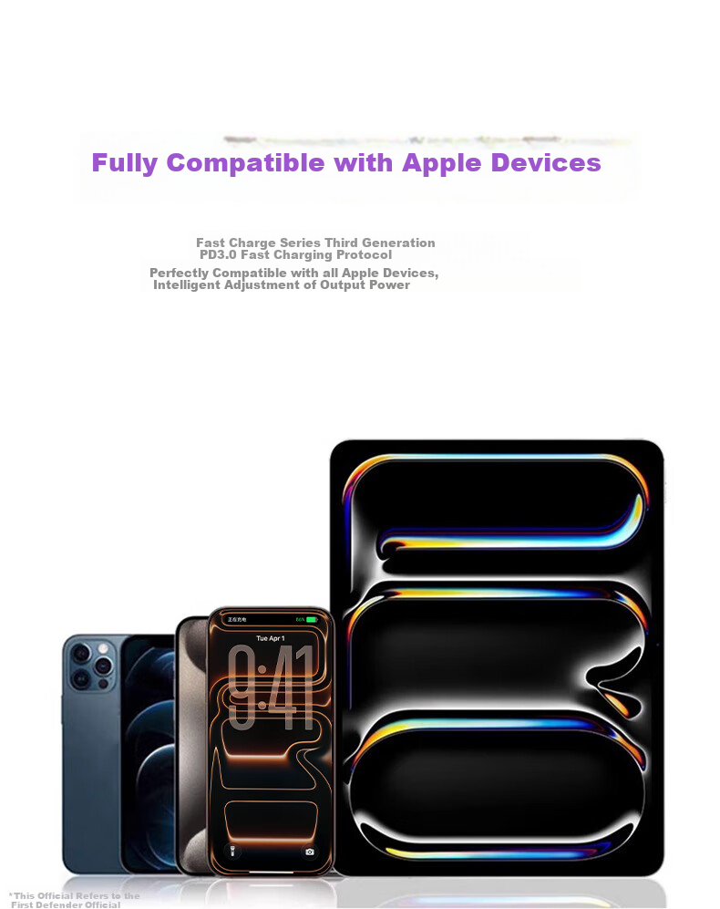 DIVI Apple 45W Charger Set for iPhone 17/16/15 Pro Max GaN Fast Charger Type-C Quick Charge Adapter Original 2m Data Cable 17