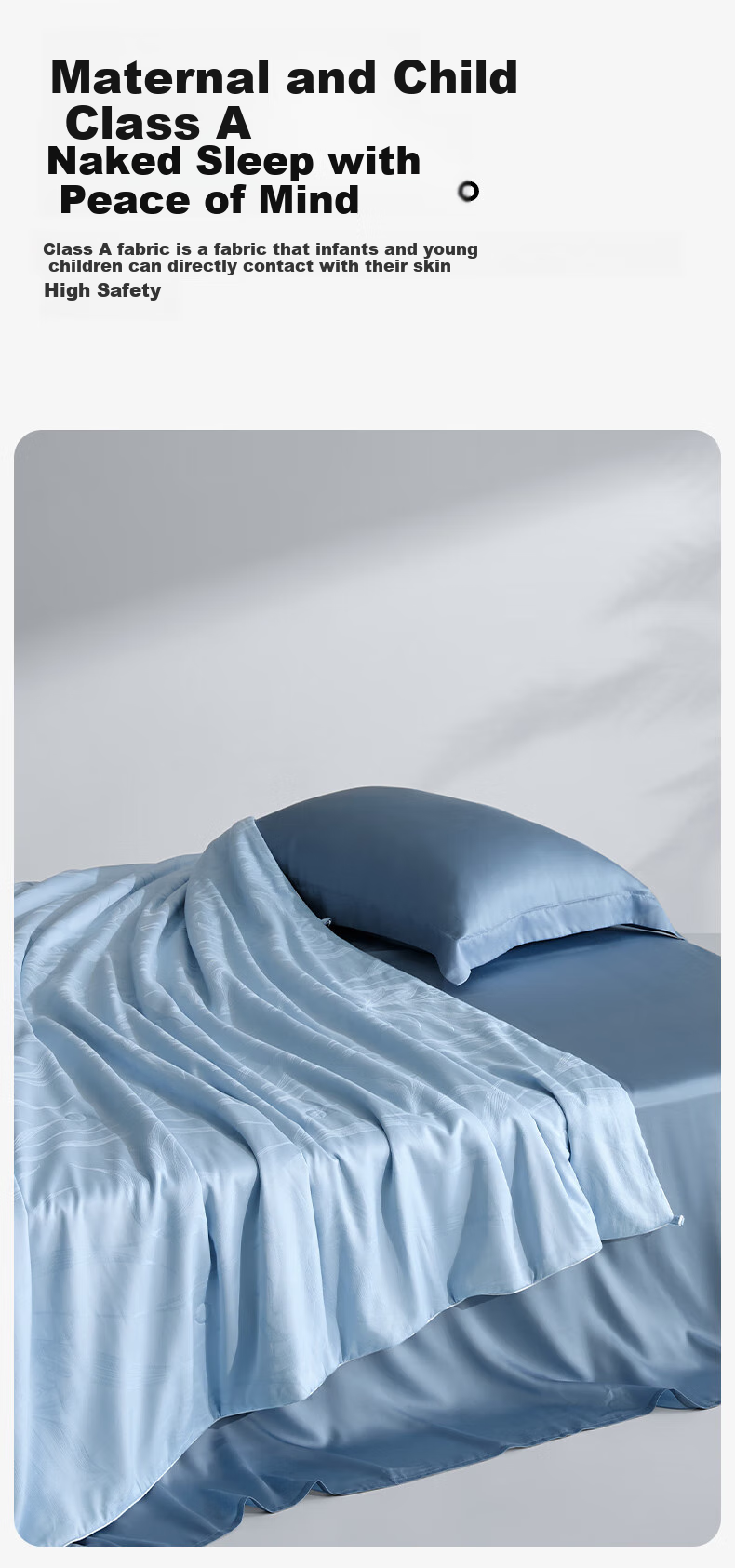 Lafufeier 100% Silk Comforter, Class A Anti-Mite Duvet, All-Season Quilt, Jacquard Silk, Dormitory Summer Quilt 6