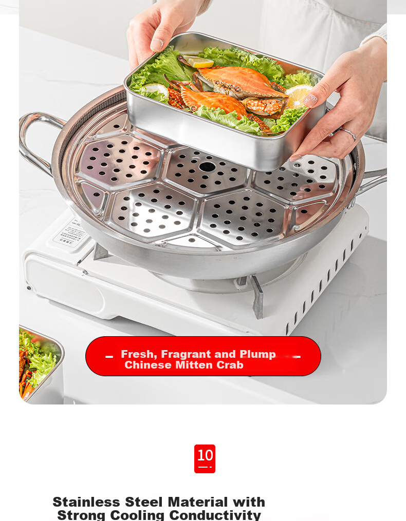 KATEI STORY Japanese 304 Stainless Steel Food Storage Container, Food-Grade Refrigerator Fresh-Keeping Freezer Storage Box, Meat Prep Container, Portioning Box 14