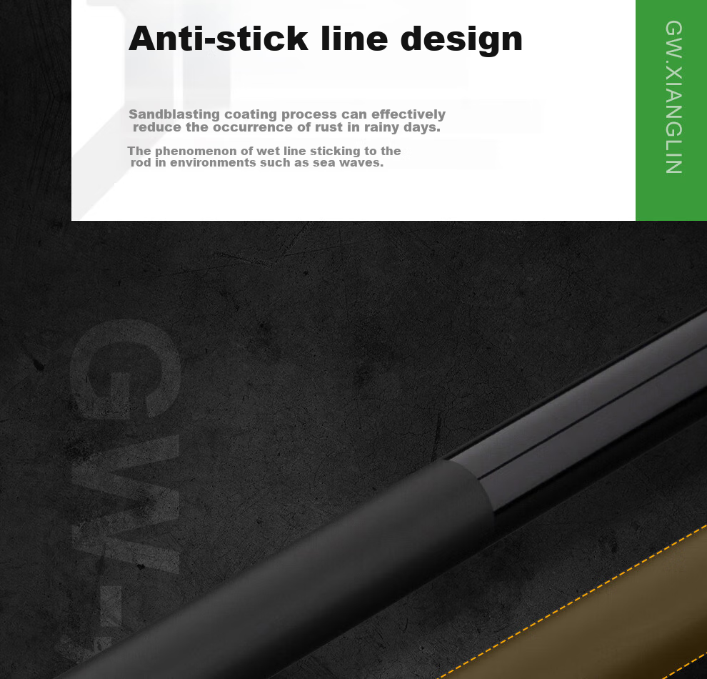 GW Fishing Rod Xianglin Jirongyao Version No. 4, 5.4 Meters, Sliding Float, Large Guide Rings, Long Sections, Rock Fishing Rod Set 11