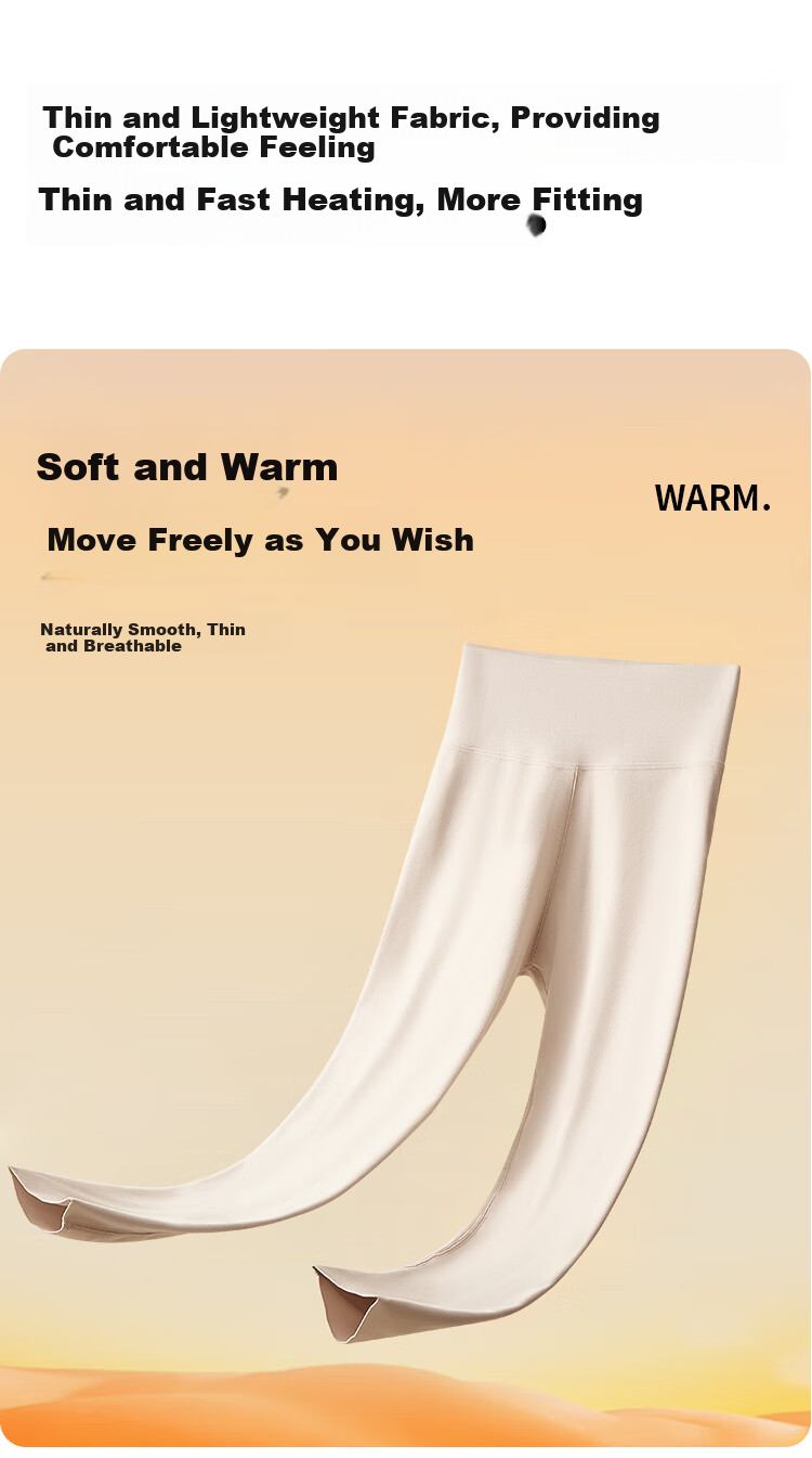 MiiOW Cationic Thermal Pants for Women, 10A Antibacterial, High-Waist Butt-Lifting Autumn Pants, Thickened Fleece-Lined Base Layer, Dark Gray, Size M 9
