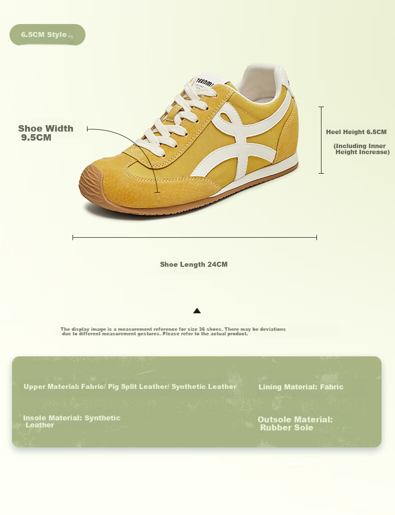 TEENMIX Rainbow Filling Candy, Height-Increasing Thick-Soled Red Forrest Gump Sneakers, Casual Sports Shoes 16