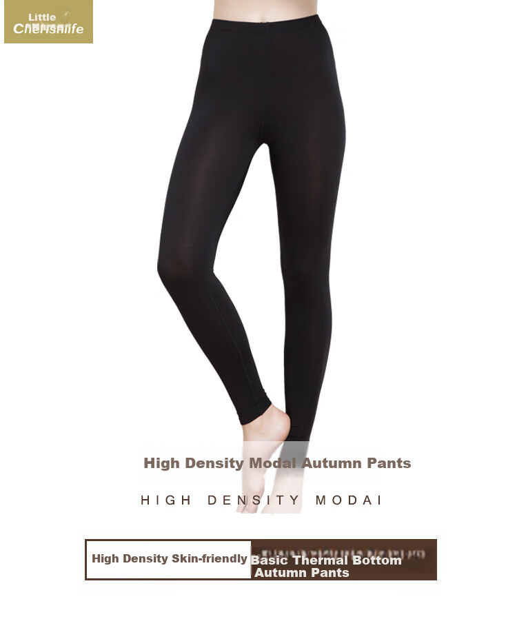 CHERISH LIFE Women's Single Modal Thin Long Johns, Thermal Underwear, Lanjing Modal 1
