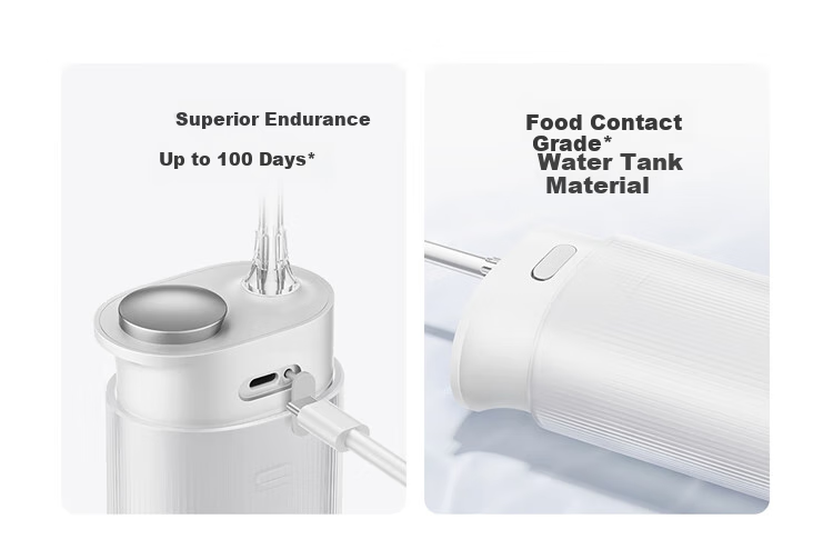 Mijia [National Day Gift] Xiaomi Portable Water Flosser, Dental Irrigator, F400 White Cloud-Shaped Umbrella Body, 4 Water Flossing Modes, Birthday Gift, Holiday Present 22