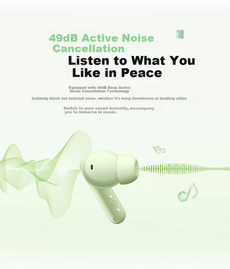 HONOR Earbuds A Pro [Subsidies], Bluetooth Earphones, HONOR Headphones, Noise Reduction, High Sound Quality, Long Battery Life, Compatible with HONOR, Huawei, Xiaomi Phones, White 5