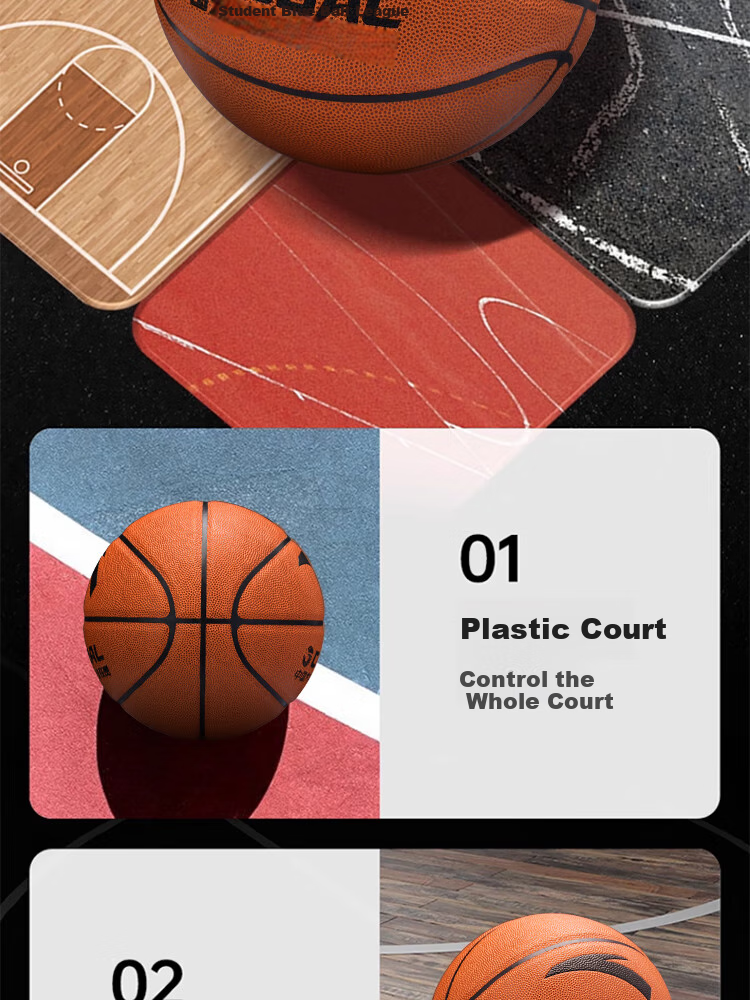 ANTA Kids Basketball No.5 Indoor Outdoor Wear-Resistant Cement Court Youth Primary School Outdoor Size 5 Gift Basketball 10