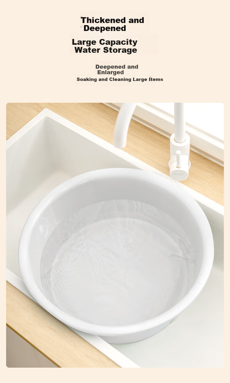 JD Original Extra Thick Toiletry Set with Foot Soak Bucket, Washbasin Bucket, Dorm Toiletry 4-Piece Set, Integrated Basin Bucket Set 9
