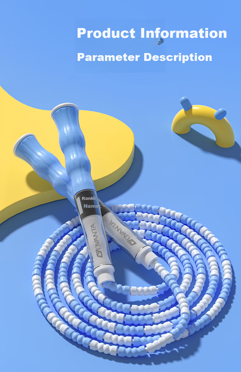 Oufanda Jump Rope for Children, Bamboo Joint Kindergarten First Grade Elementary School Beginner 3-5 Years Old Exam-Specific Adult Training Rope 22