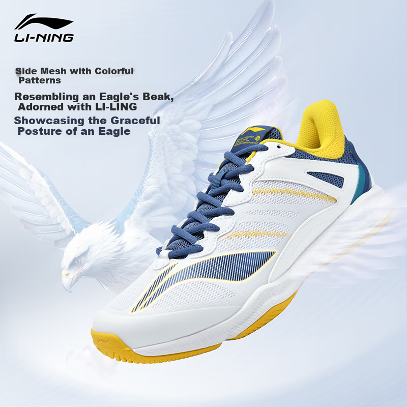 Li-Ning Badminton Shoes, Haedongqing Model for Men And Women, Professional Competition Training Sports Shoes, Shock-Absorbing, Comfortable, Wear-Resistant
