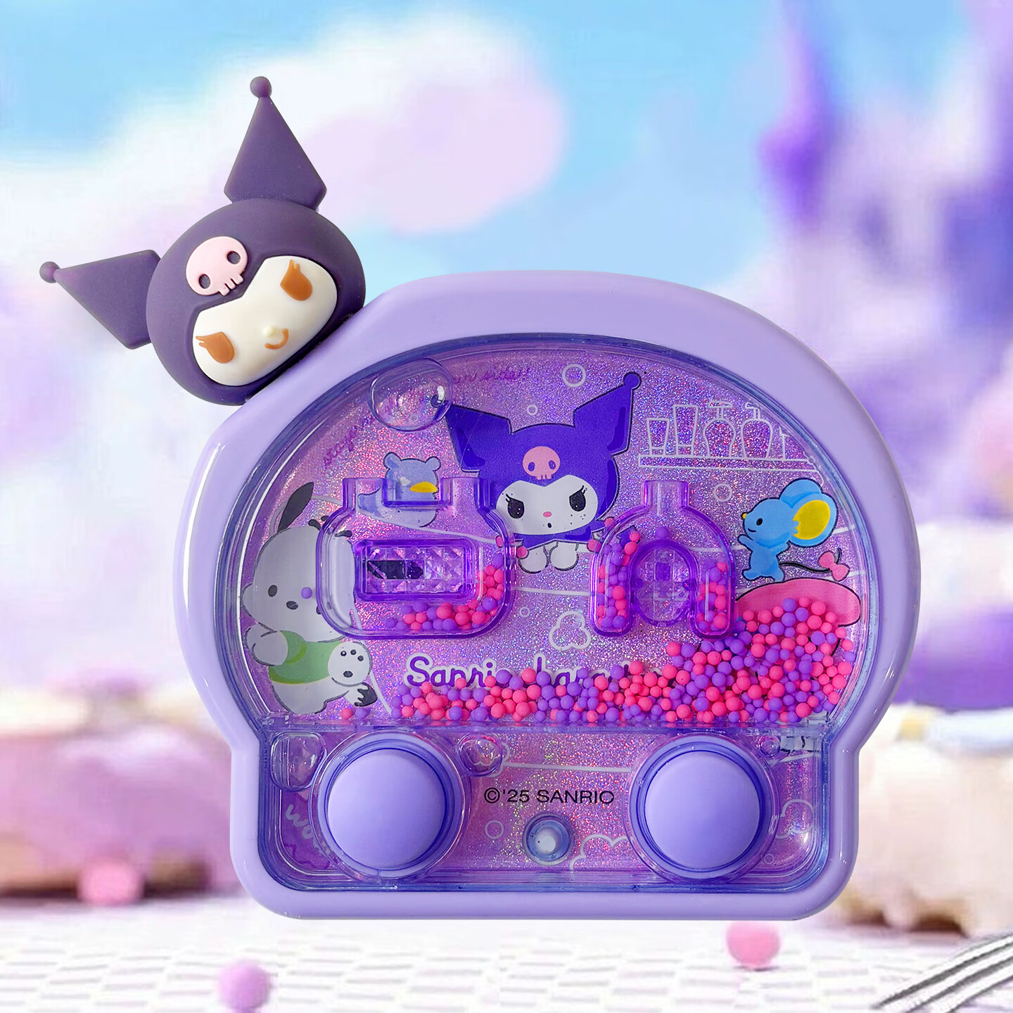 Dayanxiaowa Kuromi Children's Water Machine, Cartoon Game Console, Water Ring Toss Toy, Educational Toy, Birthday Gift for Boys And Girls