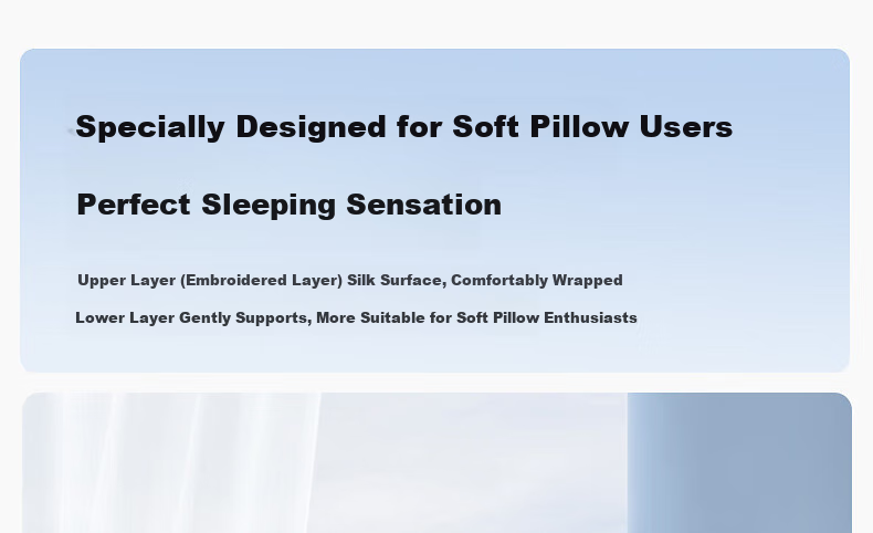 Shuixingjiafang Silk Pillow Core, Upgraded Class A Antibacterial Fabric Cervical Spine Protection Pillow Core, Home Use Single Pillow 74*48cm 13