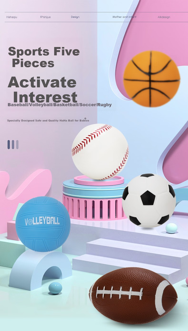 Haha Ball Children's Toy Ball Peppa Pig No.2 Sewn Soccer Ball Baby Pat Ball Small Leather Ball Foot Protection Children's Gift 1